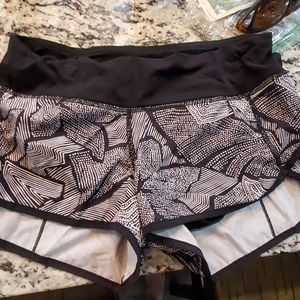 lululemon speed shorts size 2